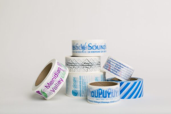 Custom Printed Tape with company Logos