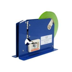 Table Top Bag Sealing Tape Dispenser from Suretape Blue